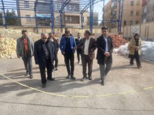 بازدید مدیر کل نوسازی مدارس استان مرکزی،فرماندار دلیجان،نماینده محلات و دلیجان
