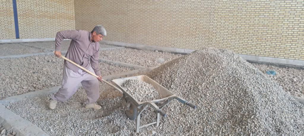 نمای داخل پروژه آموزشی شایان بیگی دلیجان